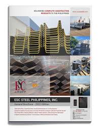 ESC Steel Philippines - Sheet Piles, Pipe Piles, Steel Structures - structural steel supplier