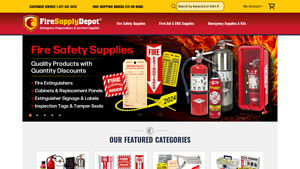 Fire Supply Depot - Fire Extinguishers and Emergency Preparedness Supplies - fire department equipment supplier