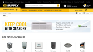 HVAC Supply - Heating & Cooling Supply | HD Supply - heating equipment supplier