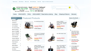 >Heating parts Canada |Furnace parts Canada| Motors, ignitors, filters ... - furnace parts supplier