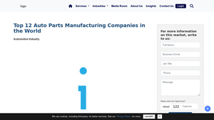 Top 12 Auto Parts Manufacturing Companies | IMARC Group - automobile parts supplier