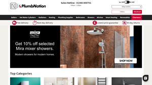 PlumbNation - Plumbing & Heating Products. - Plumbnation - heating equipment supplier