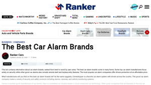 Best Car Alarm Brands | List of Car Alarm Manufacturers - Ranker - car alarm supplier