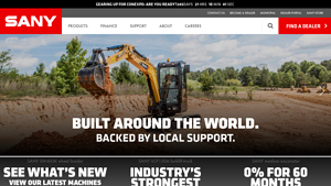 SANY America | Industrial & Construction Equipment | Made for America - construction equipment supplier