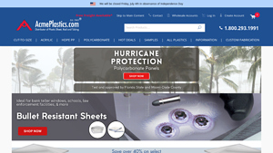 Acme Plastics: Distributor of Plastic Sheets, Rods & Tubes - plastic sheet supplier