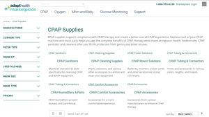 Buy CPAP Supplies Online - AdaptHealth Marketplace - cpap supplier
