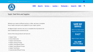 Septic Tank Parts and Supplies - AllGood Septic Services - septic suppliers