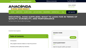 Choosing the Quality Industrial Hose Suppliers - industrial hose suppliers