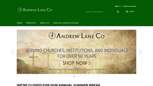 Andrew Lane Co. Home - church supplier