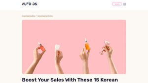 Korean Beauty Products Dropship: Top Picks & Trusted Suppliers - AutoDS - korean beauty products supplier
