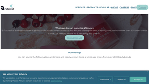 Korean Cosmetics & Skincare Wholesale Supplier/Distributor - B Futurist - korean beauty supplier