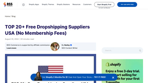 TOP 20+ Free Dropshipping Suppliers USA (No Membership Fees) - free dropshipping suppliers usa