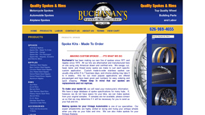 Buchanan Spokes - Custom Spoke Sets - custom wheel suppliers