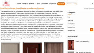 China electric garage doors Manufacturers Factory Suppliers - electric garage door supplier china