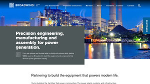 Power Plant Equipment Manufacturer | Broadwind | Think Big - power plant equipment supplier