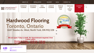 Hardwood, Engineered & Vinyl Flooring in Toronto, Ontario | Canadian ... - floor supplier