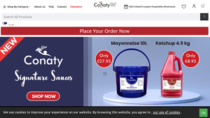 Catering Supplies & Equipment Ireland | Conaty Catering - catering food and drink supplier