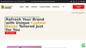 Sustainable Custom Packaging Boxes - Custom Boxes Dubai - customized box supplier