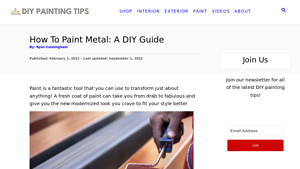 How To Paint Metal: A DIY Guide - DIY Painting Tips - metal painting