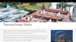 Turnkey Power Projects | Power Plant Equipment Manufacturers | Ducon - power plant equipment supplier