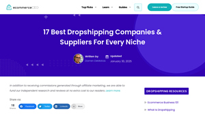 17 Best Dropshipping Companies & Suppliers For Every Niche - dropship supplier
