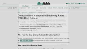 Compare Electricity Rates in New Hampshire (June 2025) - EcoWatch - nh electric supplier rates