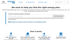 Energy Made Easy - energy supplier comparison
