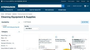 Cleaning Equipment & Supplies - Ferguson - custodial supplier