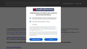 List of Wholesale Food Distributors in California - food supplier for restaurant