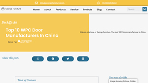 Top 10 WPC Door Manufacturers in China - georgefurniture.com - china wpc door supplier