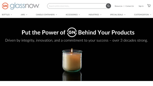 Glassnow - Wholesale Glass Bottles, Jars & Candle Containers - bottle supplier