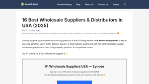 16 Best Wholesale Suppliers & Distributors in USA (2025) - us suppliers