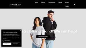Clothing Manufacturers UK - Low Order Quantity | Hawthorn - clothes supplier