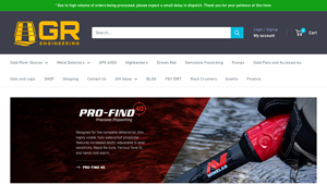Gold Rat Prospecting Supplies - Highbankers , Minelab Detectors, Pans - metal detecting equipment supplier