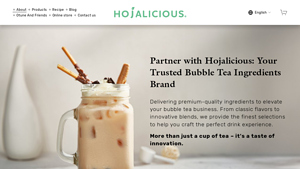 Bubble Tea Ingredient Exporter - Bulk Supply | Hojalicious - boba milk tea supplier