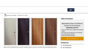 2025 Top 10 Wooden Door Factories in China - china wooden door supplier