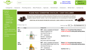 Categories - International Wholesale Inc. - laundry detergent supplier