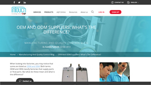 OEM and ODM Suppliers: What's the difference? - InTouch - odm supplier