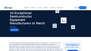 23 Exceptional Semiconductor Equipment Manufacturers to Watch - Inven - semiconductor equipment supplier