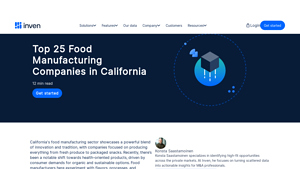 Top 25 Food Manufacturing Companies in California - Inven - food supplier los angeles