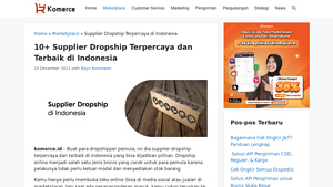 10+ Supplier Dropship Terpercaya dan Terbaik di Indonesia - drop ship supplier