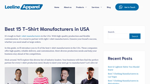 Best 15 T-Shirt Manufacturers In USA: High-Quality Production - t shirt supplier