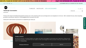 Accessories - Mason Jar Merchant - mason jar supplier