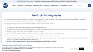Sustaining Membership - Institute of Materials Finishing - finishing materials supplier