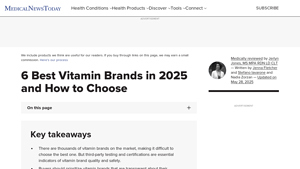 6 Best Vitamin Brands: Vetted and Reviewed - Medical News Today - best vitamin supplier