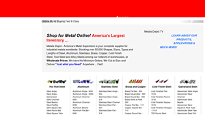 Metals Depot® - Buy Metal Online! Steel, Aluminum, Stainless, Brass - aluminium metal suppliers