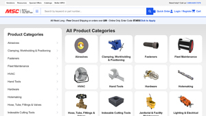 MSC Industrial Supply - All Product Categories - mro supplier