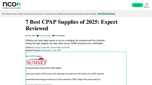 7 Best CPAP Supplies of 2025: Expert Reviewed - The National Council on ... - cpap supplier