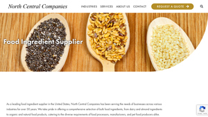 Food Ingredient Supplier | United States - North Central Companies - ingredient supplier
