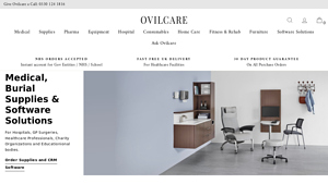 Medical Equipment and GP Supplies UK - Ovilcare - hospital suppliers
